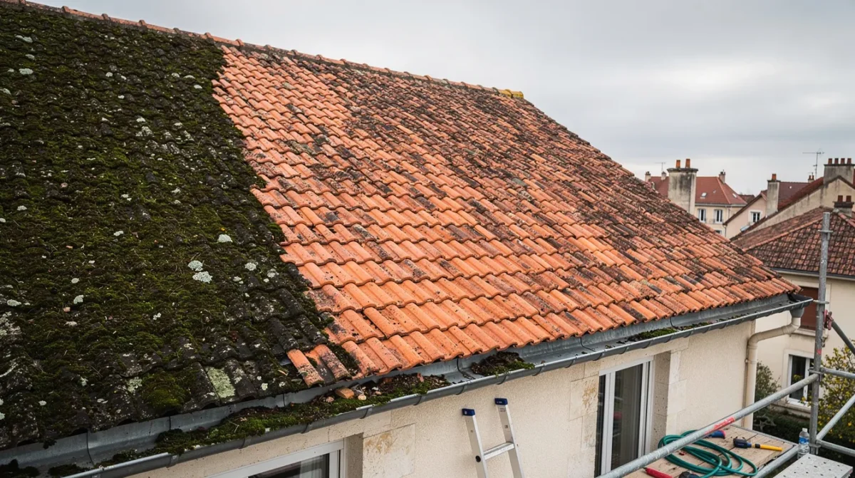 Démoussage de toiture : prix, méthode et fréquence
